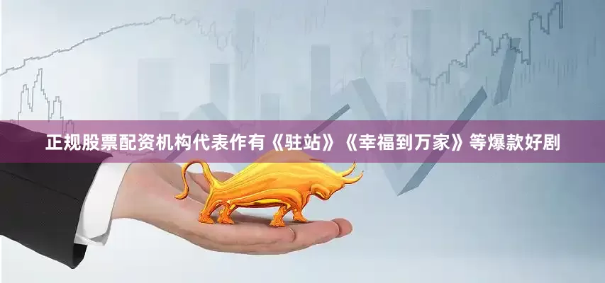 正规股票配资机构代表作有《驻站》《幸福到万家》等爆款好剧